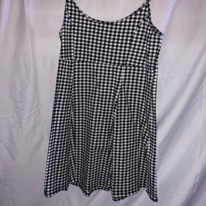 Plaid mini dress